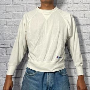 Vintage champion nylon cotton sweater